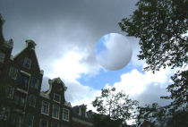 Lauriergracht sky with planet
