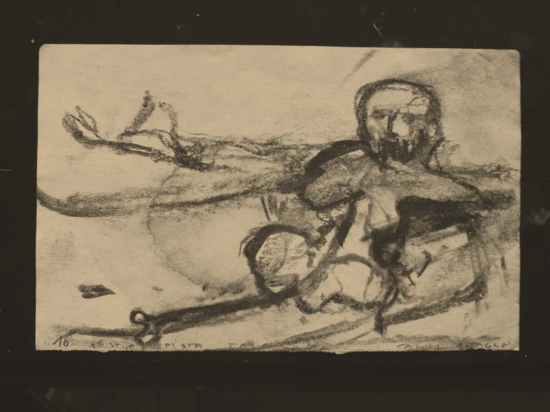 Tierra Del Fuego Carbon Drawing - 010